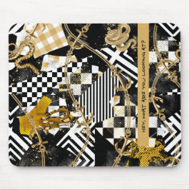 Gouden schaakschedels - Hé waar kijk je naar Muismat