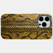 Gouden Schaal: Premium Snake Skin Case-Mate iPhone Case (Achterkant (horizontaal))