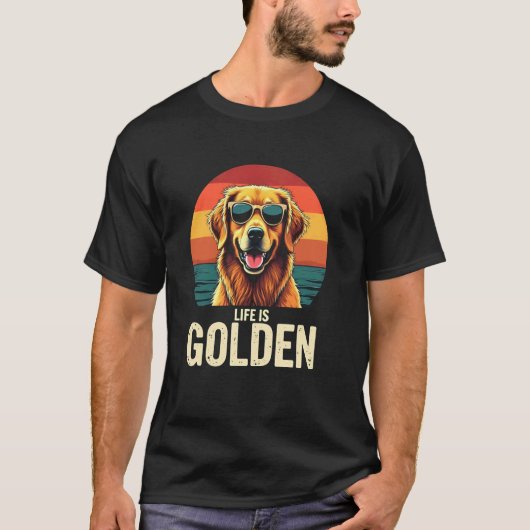 Gouden Schaduwen Leven T-shirt (Voorkant)