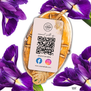 Gouden Scharen Blijf in contact met ons QR-code so Visitekaartje