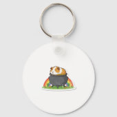 Gouden Schat Regenboog Cavia  Sleutelhanger (Achterkant)