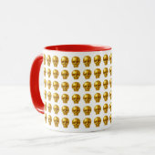 Gouden Schedel Luxe Mok (Voorkant links)