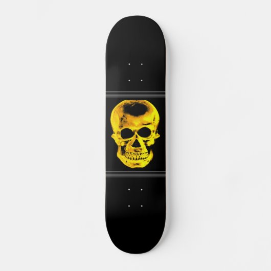 Gouden Schedel Skateboard (Voorkant)