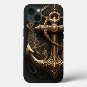 Gouden scheepsanker Case-Mate iPhone case