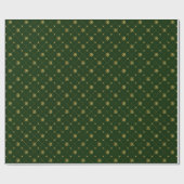 gouden scheepswiel cadeaupapier (Vlak)