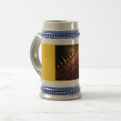 Gouden Scheermesscherpe fractal Bierpul (Voorkant links)