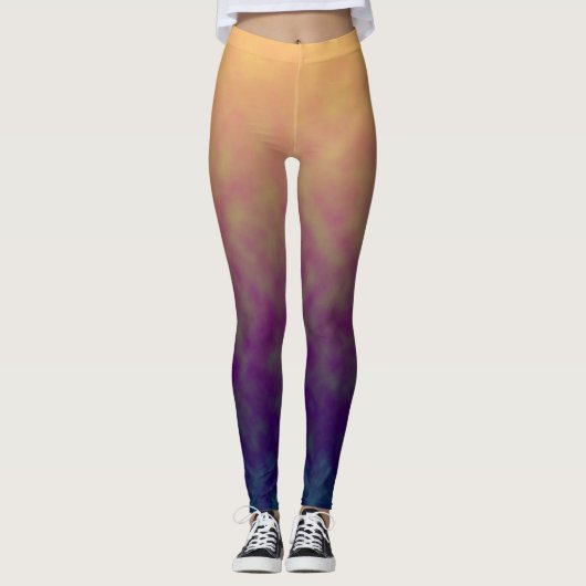 Gouden Schemerdroom Leggings (Voorkant)