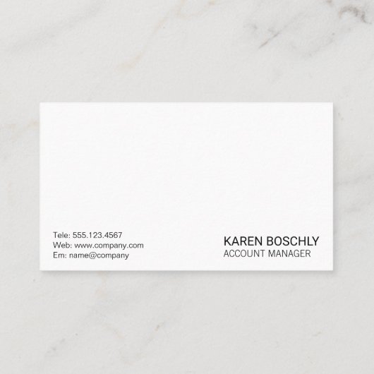 Gouden Schild Pijler Icoon | Onderneming Visitekaartje (Achterkant)