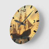 Gouden Schip Ronde Klok (Hoek)