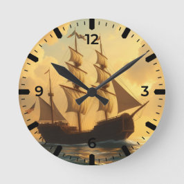 Gouden Schip Ronde Klok