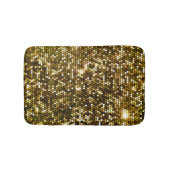 Gouden schittering: glinsterende achtergrond. badmat (Voorkant)