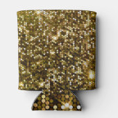 Gouden schittering: glinsterende achtergrond. blikjeskoeler (Achterkant)