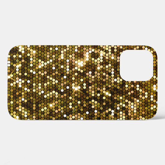 Gouden schittering: glinsterende achtergrond. Case-Mate iPhone case (Achterkant (horizontaal))