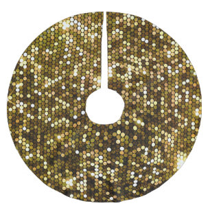 Gouden schittering: glinsterende achtergrond. kerstboom rok