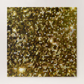 Gouden schittering: glinsterende achtergrond. legpuzzel (Horizontaal)