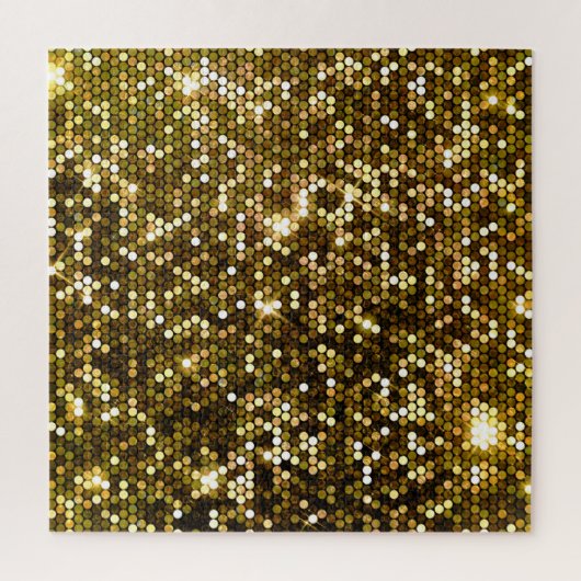 Gouden schittering: glinsterende achtergrond. legpuzzel (Verticaal)