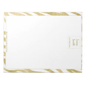 Gouden schoonheidservaring notitieblok (Voorkant)