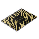 Gouden Schoonheidssalon Journaal Notitieboek (Linkerzijde)