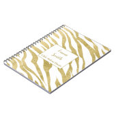 Gouden Schoonheidssalon Journaal Notitieboek (Linkerzijde)