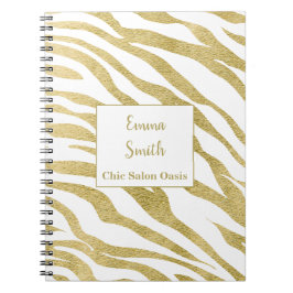 Gouden Schoonheidssalon Journaal Notitieboek
