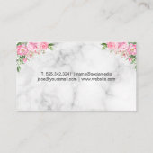 Gouden Schoonmaakgereedschap | Glanzend | Bloemen Visitekaartje (Achterkant)