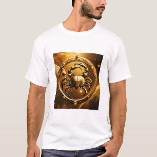 "Gouden Schorpioen Kosmos: Planetair T-shirt" T-shirt