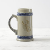 Gouden Schorpioen Stein Bierpul (Links)