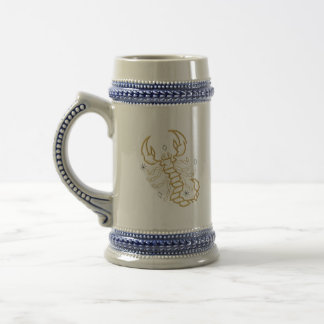 Gouden Schorpioen Stein Bierpul
