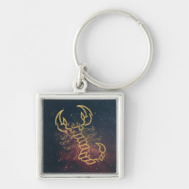 Gouden Schorpioenmagneet Sleutelhanger