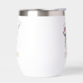 Gouden schreefletter T monogram persoonlijke naam (Links)