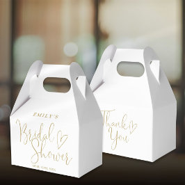 Gouden Schrift Calligrafie Bruidsfeest Bedankdoosjes