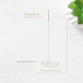Gouden Schrift Type Sieraden Oorbellen Displaykaar Visitekaartje (Bureau)