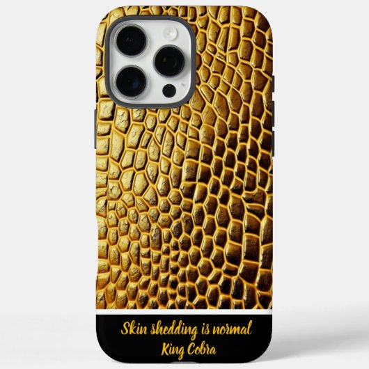 Gouden schubben van een slang die glinstert in het Case-Mate iPhone case (Achterkant)