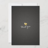 Gouden script bloem kader Save The Date Trouwen (Achterkant)