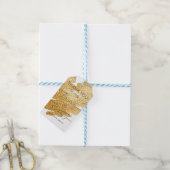 Gouden Script Brunch en Mousserende Wijn Cadeautag Cadeaulabel (Met Touw)