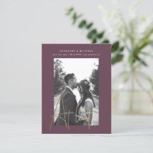 gouden script één fotokaart verloving