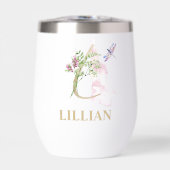 Gouden Script Letter L Monogram Gepersonaliseerde  (Voorkant)