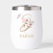 Gouden Script Letter S Monogram Gepersonaliseerde  (Voorkant)