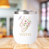 Gouden Script Letter Y Monogram Gepersonaliseerde