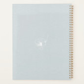 Gouden Script Toekomstige Mevrouw Blush Blauw Planner (Achterkant)