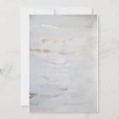 Gouden Script Waterverf Photo Engagement Party Kaart (Achterkant)