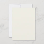Gouden Scroll Save The Date Kaart (Achterkant)