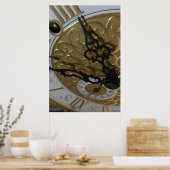 Gouden Seconden: De Kunst van Elk Moment Poster (Keuken)