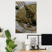 Gouden Seconden: De Kunst van Elk Moment Poster (Thuiskantoor)