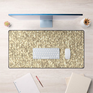 Gouden sepia zachte glitter glinstert bureaumat