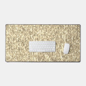 Gouden sepia zachte glitter glinstert bureaumat (Keyboard & Muis)