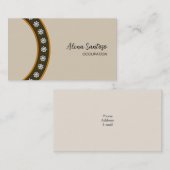 Gouden Sequin Bling Visitekaartje (Voorkant / Achterkant)