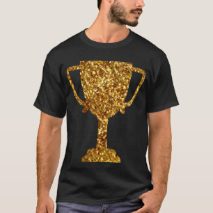 Gouden Sequins Trofee T-shirt