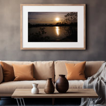 Gouden sereniteit: De omhelzing van een zonsonderg