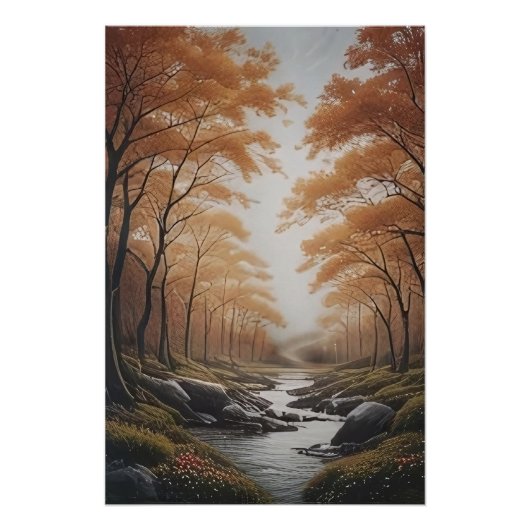 Gouden Sereniteit Perfect Poster (Voorkant)